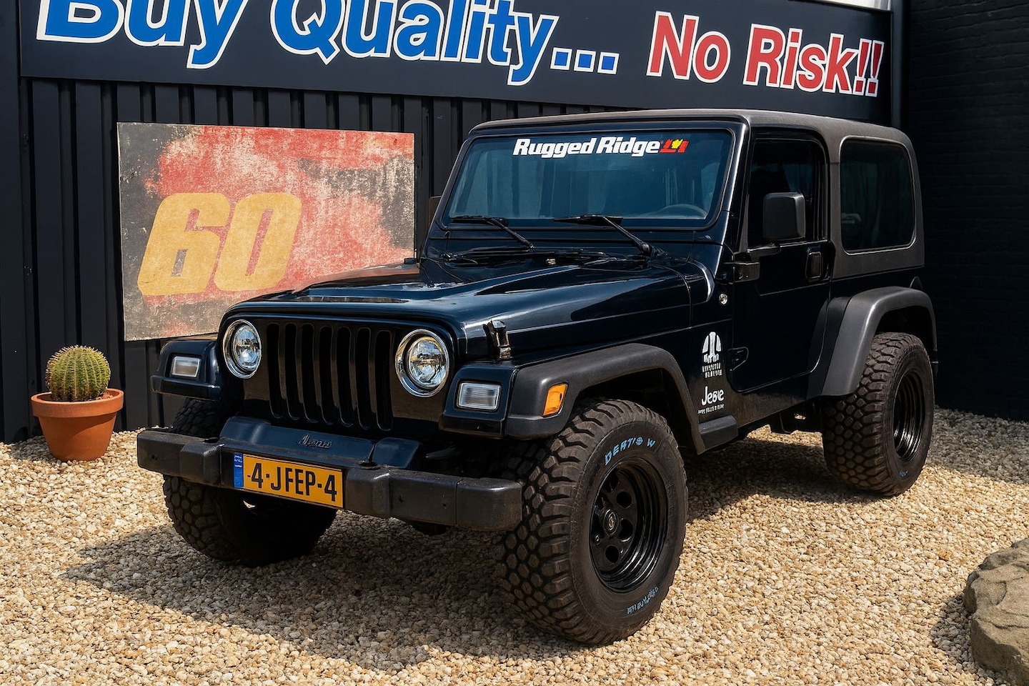 Jeep Wrangler - -4.0i-Black Rugged Ridge Edition- - AutoWereld.nl
