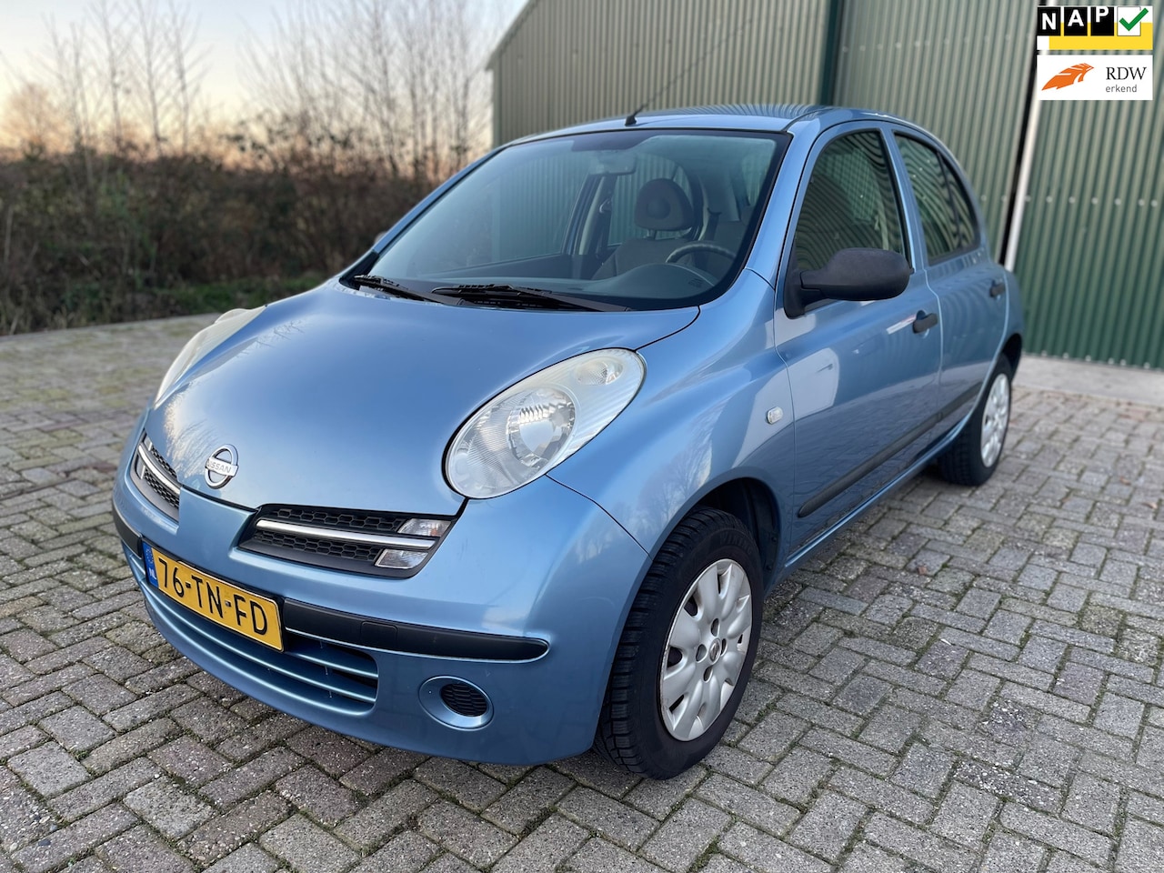 Nissan Micra - 1.2 Visia Airco/Elektr. ramen/APK NEW! - AutoWereld.nl