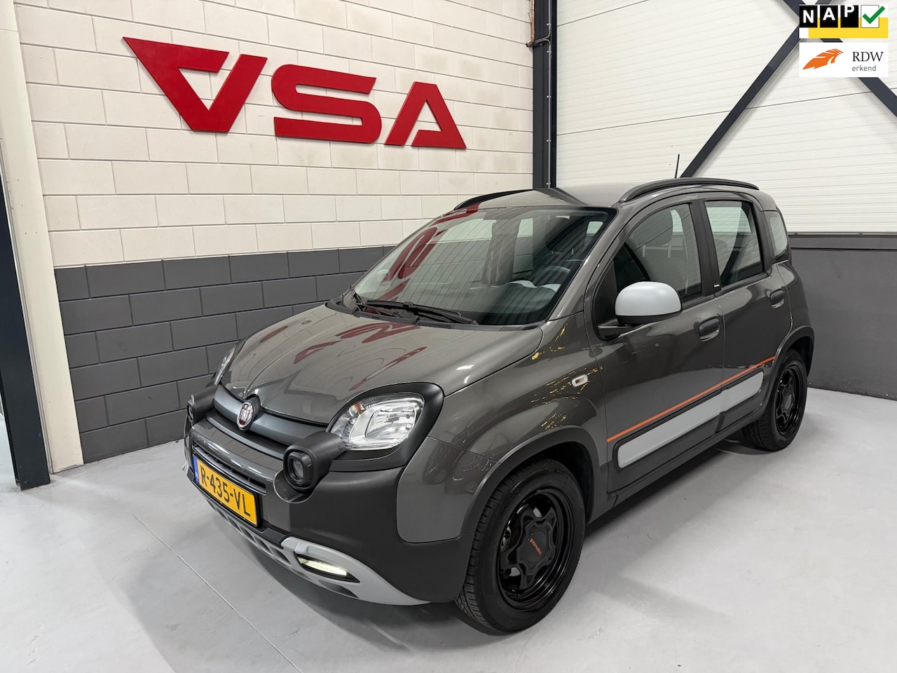Fiat Panda - 1.0 Hybrid Garmin Cross|Climate|Carplay|6 bak|half leer|DAB|nieuwstaat - AutoWereld.nl
