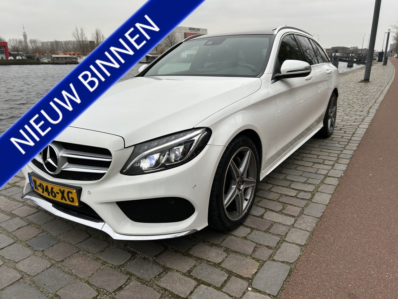 Mercedes-Benz C-klasse Estate - 220 CDI Prestige panodak leer navi amg pakket - AutoWereld.nl
