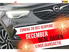 Opel Grandland X - 1.2 Turbo Ultimate - Diamond Black - Leder/Stuur en stoel verwarming - Carplay
