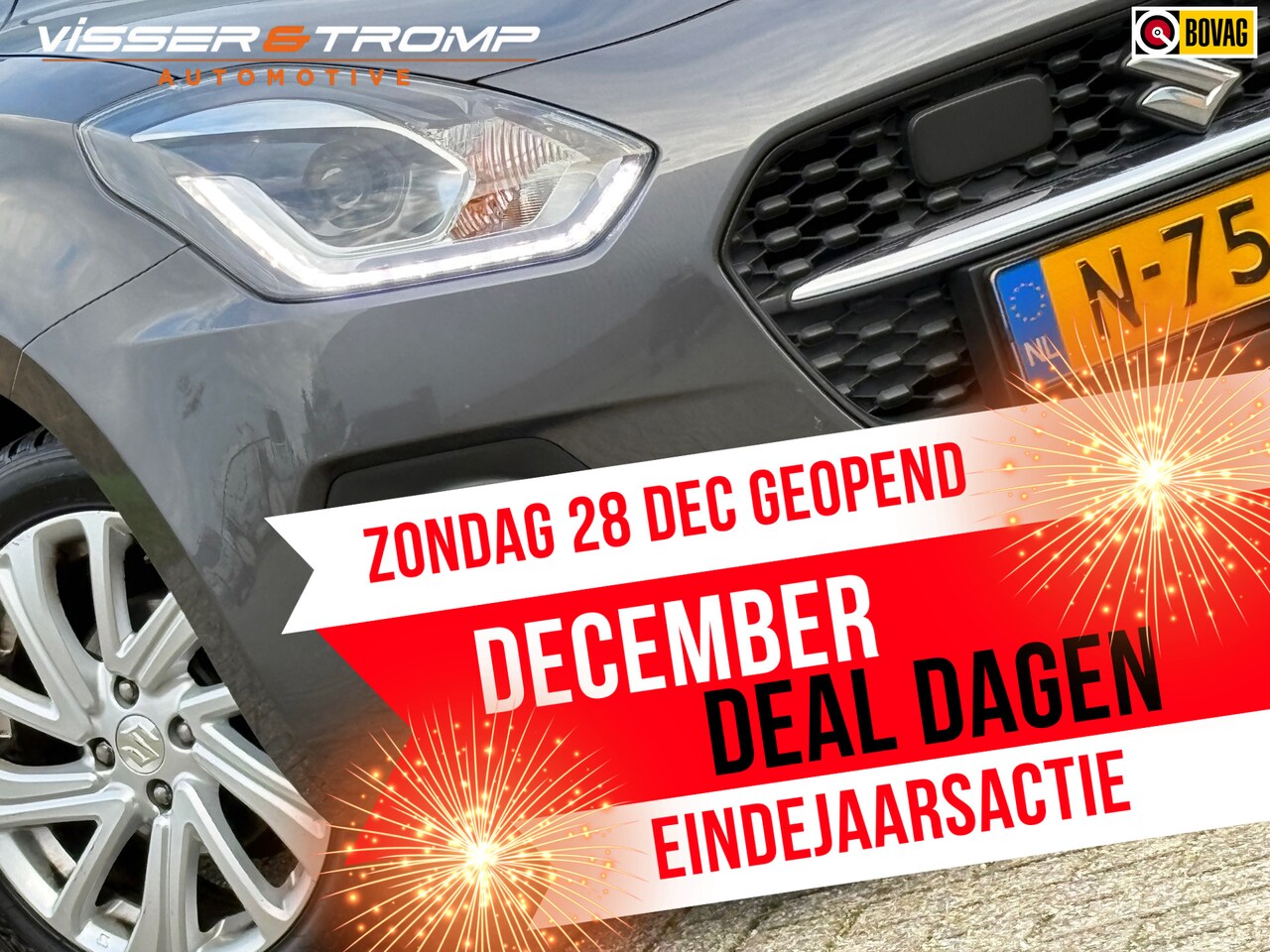 Suzuki Swift - 1.2 Select Smart Hybrid - Mineral Grey - Camera/Cruise/Carplay - Topstaat - AutoWereld.nl