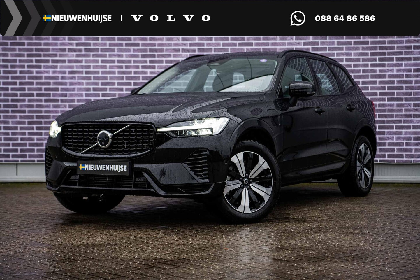 Volvo XC60 - 2.0 T6 Plug-in hybrid AWD Plus Dark | Adaptieve cruise control | Trekhaak | Stoel- en stuu - AutoWereld.nl