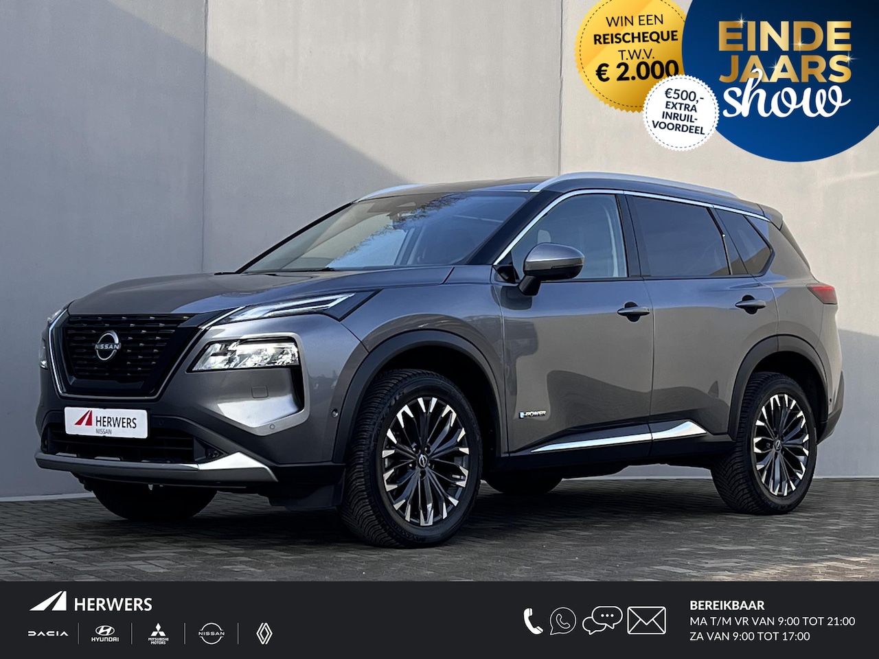 Nissan X-Trail - 1.5 e-4orce Tekna 4WD Automaat / Fabrieksgarantie tot 10-2027 / 1.800 kg trekgewicht / Nav - AutoWereld.nl