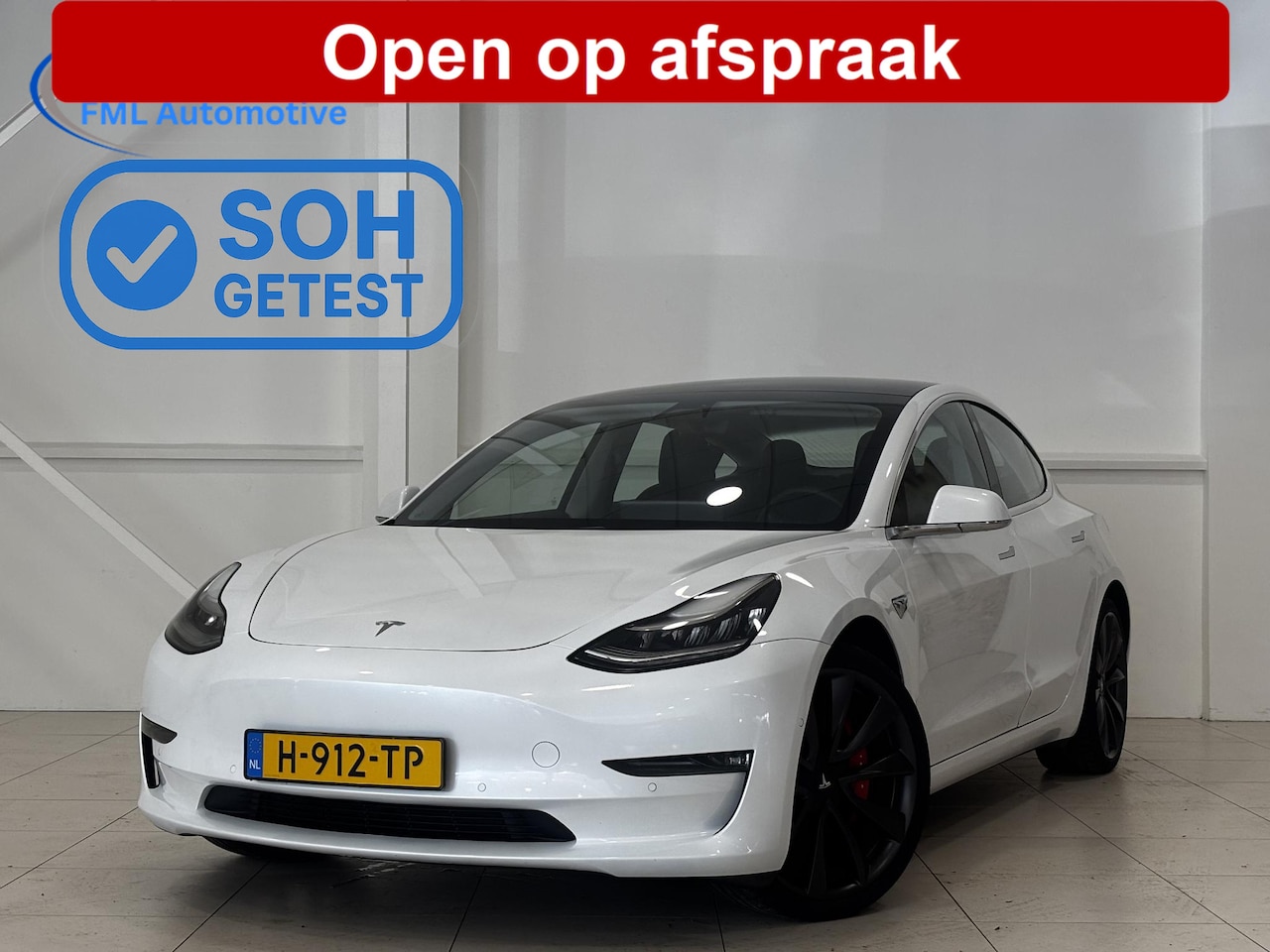 Tesla Model 3 - Performance AWD 75 kWh | 89% SOH | Dual Motor | Lichtmetalen velgen | Autopilot - AutoWereld.nl