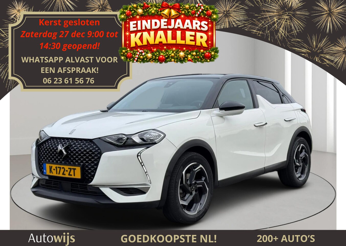 DS 3 Crossback - 1.2 PureTech Performance Line+|LM-VELG|PDC|GOED ONDERHOUDEN|CRUISE - AutoWereld.nl