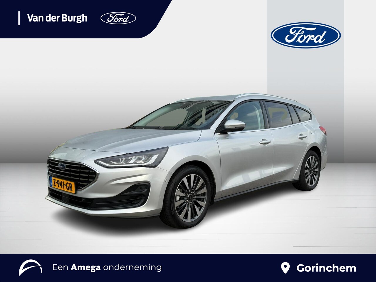 Ford Focus Wagon - 1.0 EcoBoost Hybrid Titanium X Locatie: Gorinchem - WinterPack - Parking Pack - B&O - AutoWereld.nl