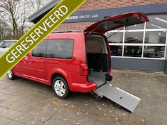 Volkswagen Caddy Maxi - 1.4 TSI Comfortline 5p Rolstoelauto bodemverlaging 5+1 ( Navigatie, camera, Adaptive Cruis