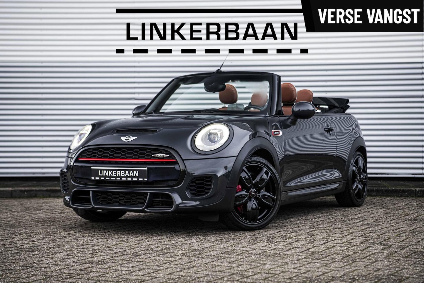 MINI Cabrio - 2.0 John Cooper Works | Vol opties | H&K | Head Up | Leder | Yours | 18 inch | - AutoWereld.nl