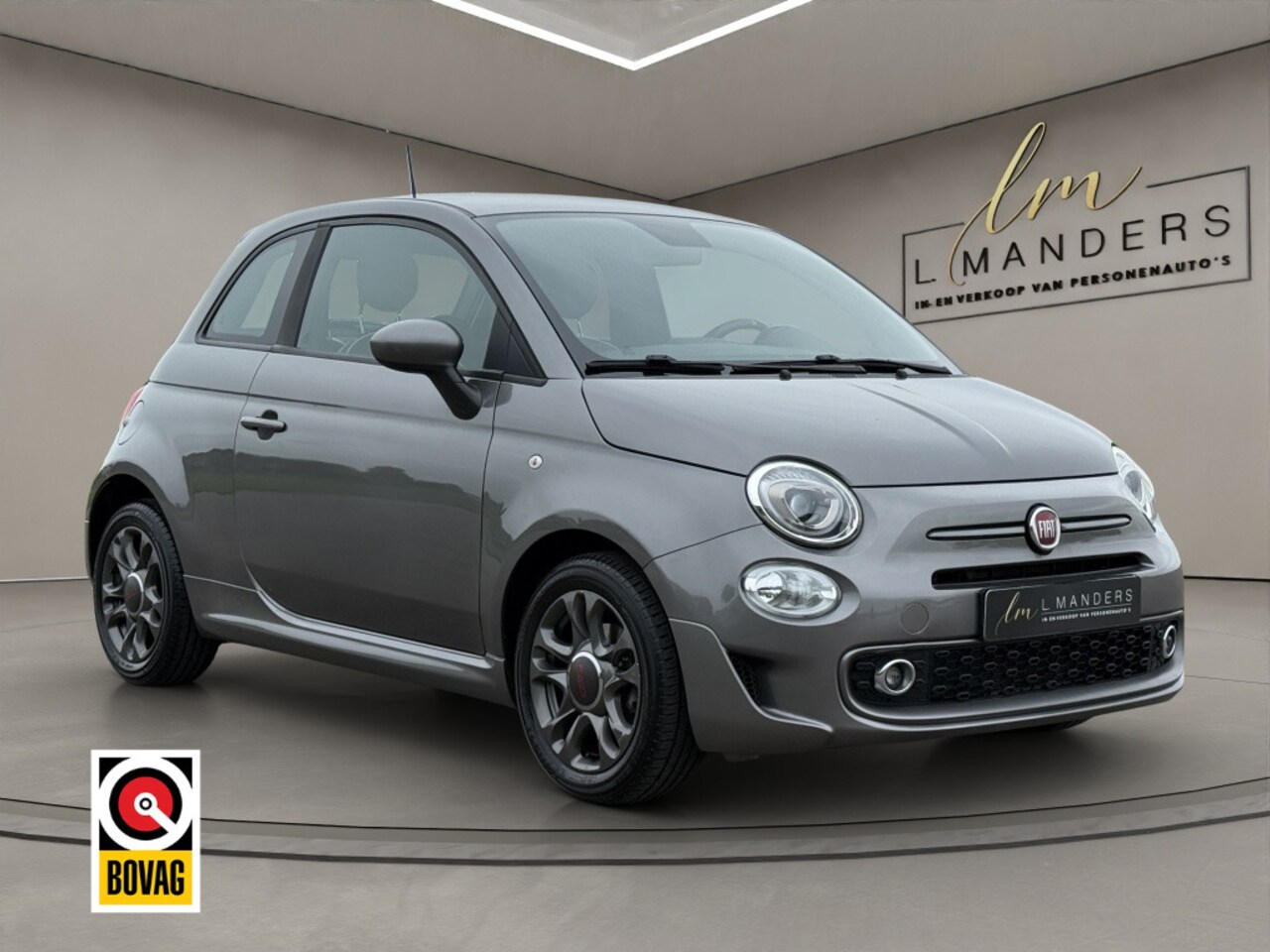 Fiat 500 - 1.0 Hybrid Sport 2020 GRIJS | Apple CarPlay | Climate Control - AutoWereld.nl