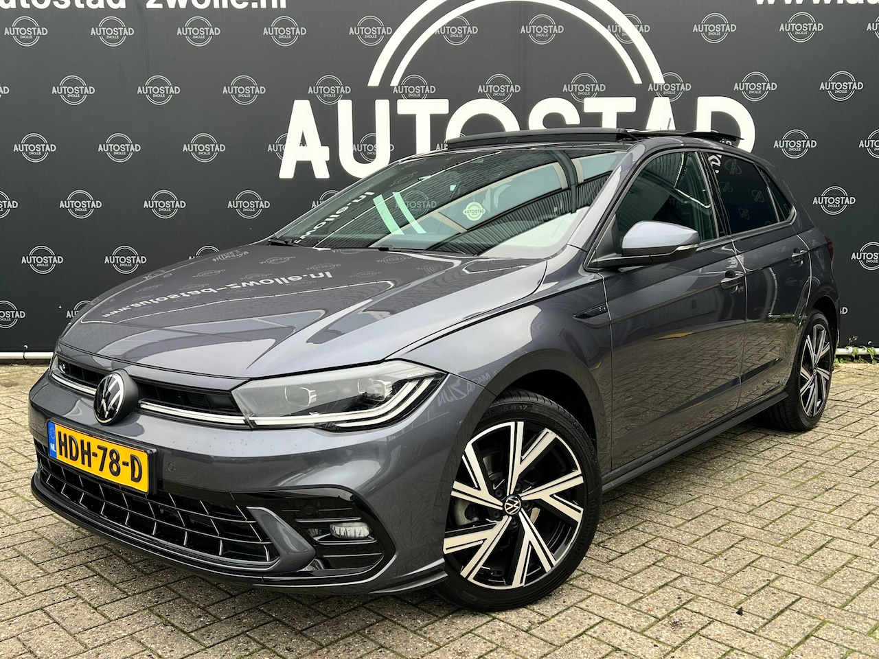 Volkswagen Polo - 1.0 TSI 3x R-Line/Automaat/ Virtual Cockpit/Pano/Apple Carplay - AutoWereld.nl