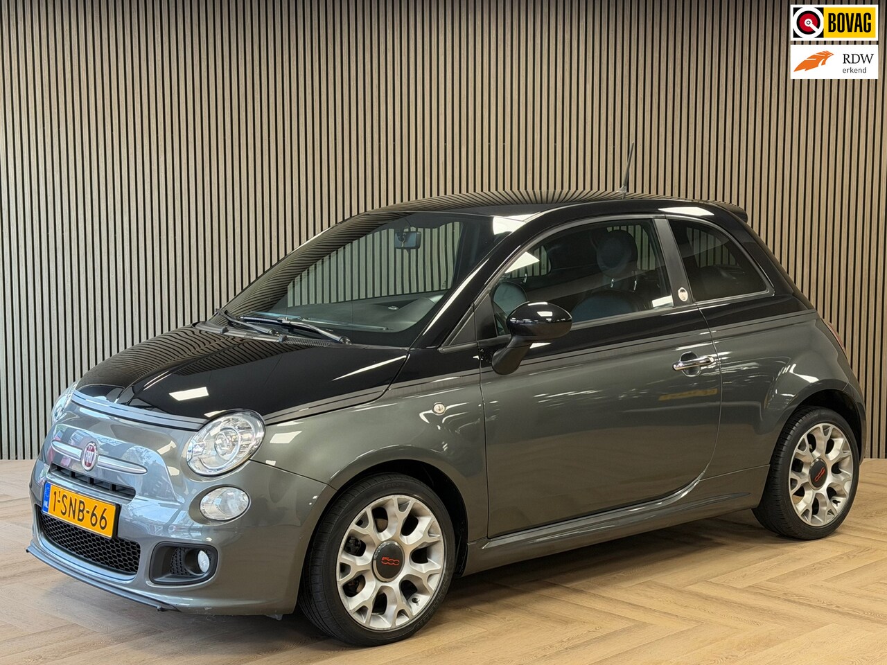 Fiat 500 - 0.9 TwinAir 500S GQ AIRCO AUX LEDEREN BEKLEDING - AutoWereld.nl