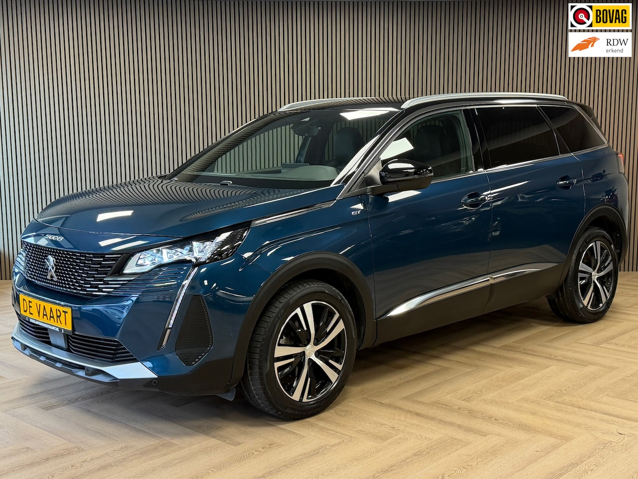 Peugeot 5008 - 1.2 PureTech GT 7 PERS. NAVIGATIE CAMERA APPLE CARPLAY PDC KEYLESS-GO LANE-ASSIST USB - AutoWereld.nl