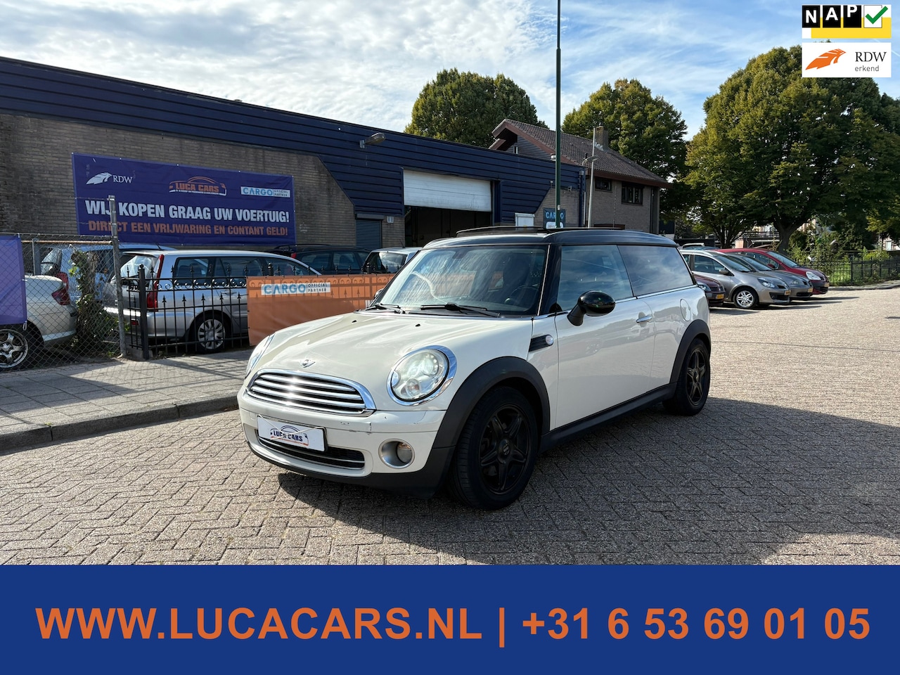 MINI Clubman - Mini 1.6 Cooper Pano 2X SLEUTEL + BOEKJES! - AutoWereld.nl