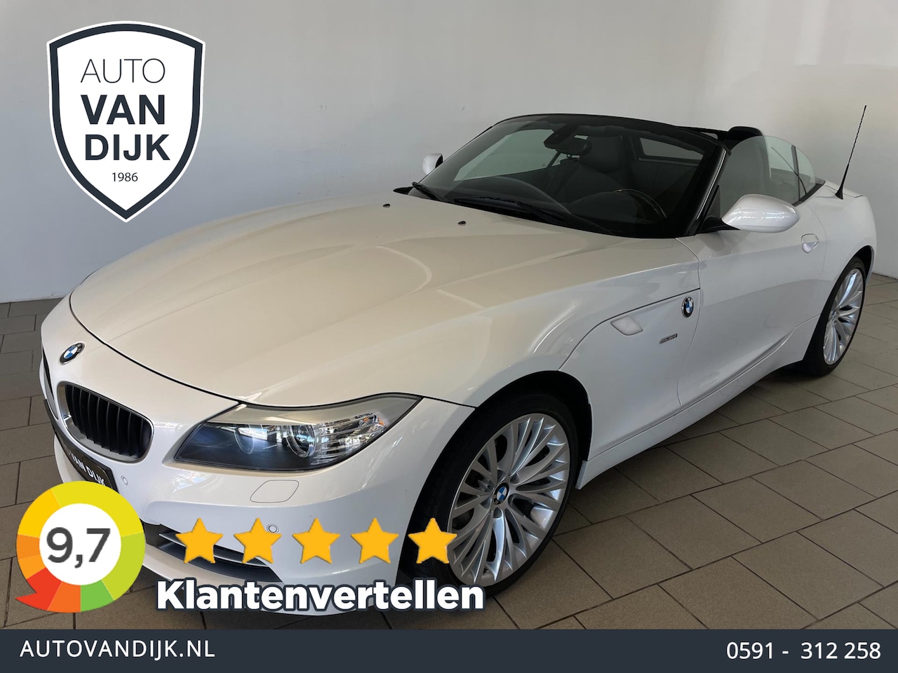 BMW Z4 Roadster - SDrive23i Introduction AUTOMAAT AIRCO NAVI CRUISE LEER HARDTOP VELGEN FLIPPERS LAGE KM ORG - AutoWereld.nl