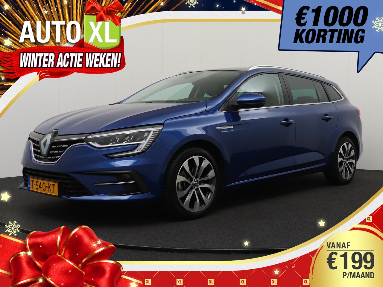 Renault Mégane Estate - 1.3 141 PK Aut. Techno Half-Leder Camera Trekhaak 1k - AutoWereld.nl