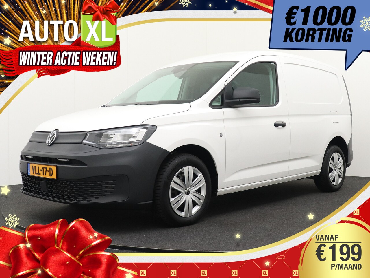 Volkswagen Caddy Cargo - 1.5 115 PK Aut. TSI Business+ Leder Carplay Trekhaak 1k - AutoWereld.nl