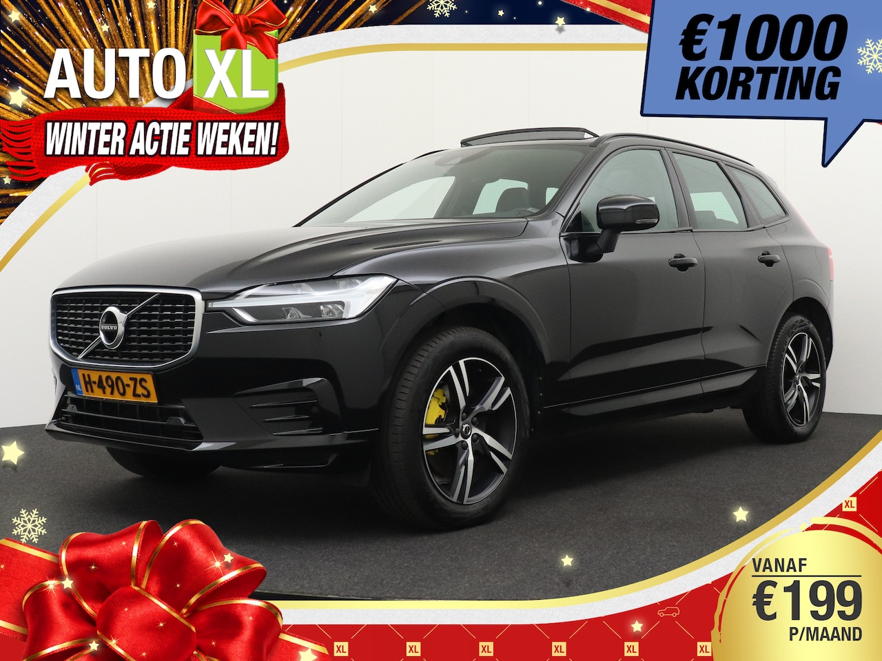 Volvo XC60 - 2.0 B5 251 PK R-Design Elektr. Trekhaak Pano-dak Harman&Kardon - AutoWereld.nl