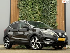 Nissan Qashqai - 1.3 DIG-T Tekna+PANO|TREKHAAK|LEDER|ACC|360|DEALER ONDERHOUDEN