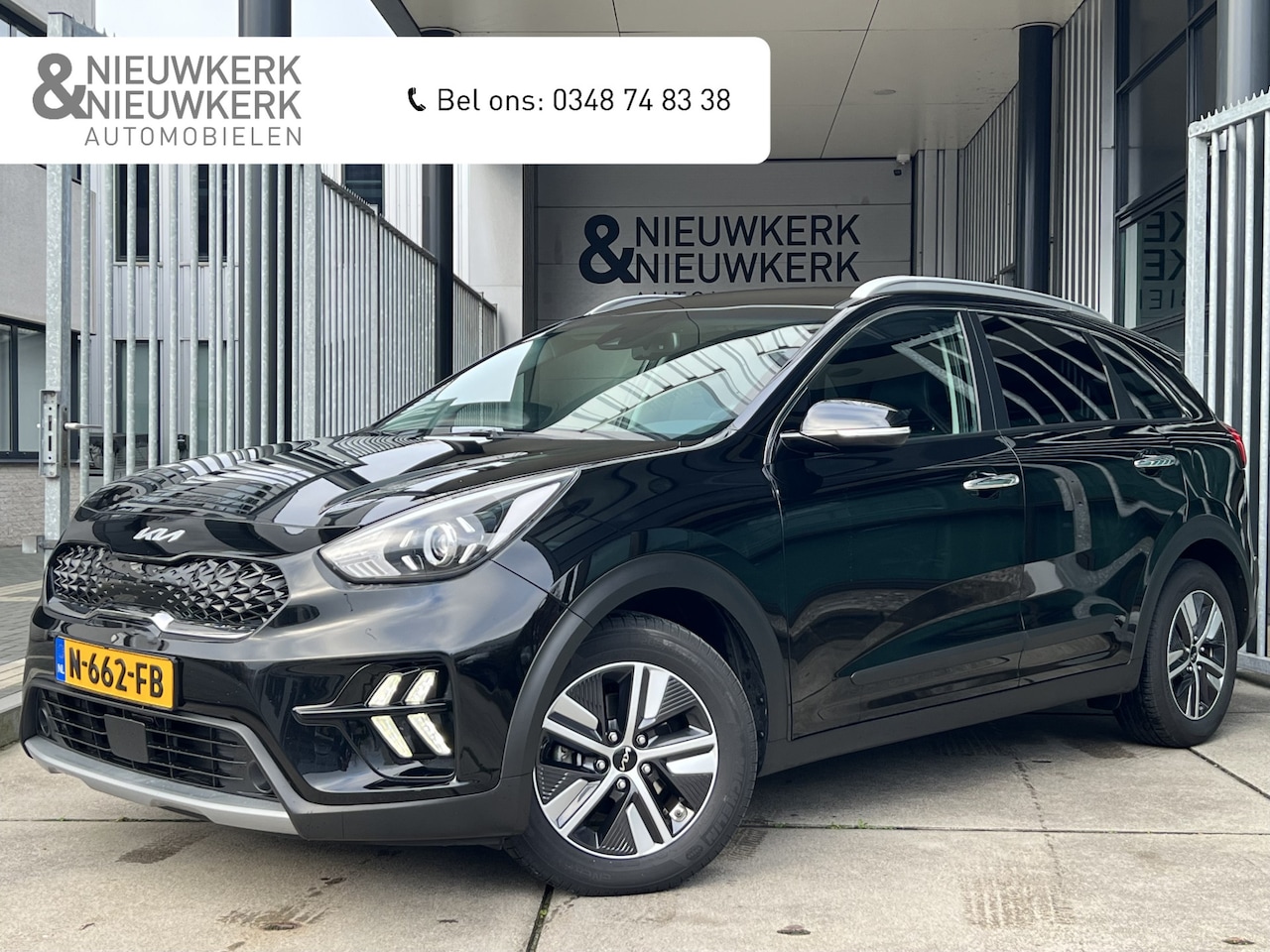 Kia Niro - 1.6 GDi Hybrid DynamicLine | AUTOMAAT | CAMERA | NAVI | CARPLAY / ANDROID | PDC | ADAPTIVE - AutoWereld.nl