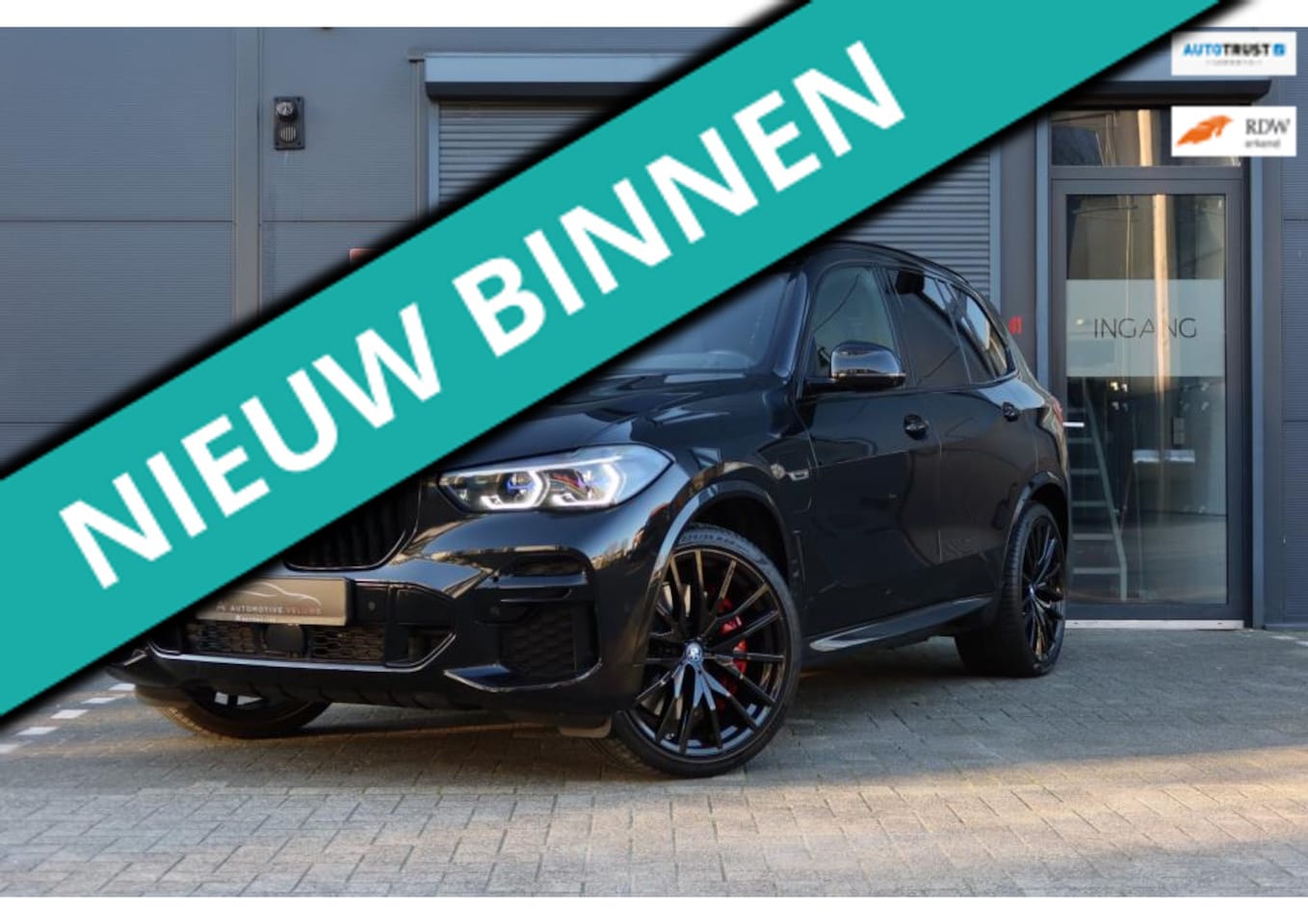 BMW X5 - XDrive45e High Executive M-Sport Shadow|4Wiel sturing|PANO|LuchtV|Laser| 22''|360º - AutoWereld.nl