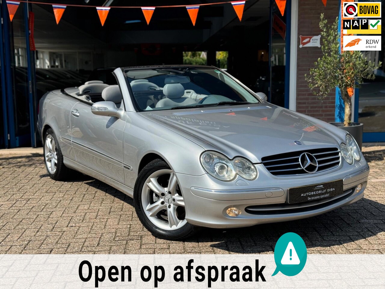 Mercedes-Benz CLK-klasse Cabrio - 240 Elegance 2004 AUT Keyles - AutoWereld.nl