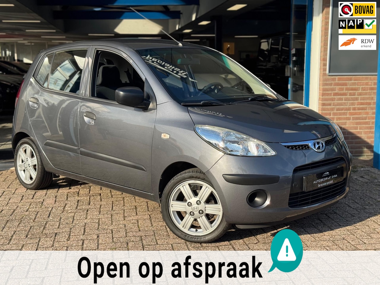 Hyundai i10 - 1.1 Active Cool 2009 5drs ZWART AIRCO APK NAP! - AutoWereld.nl
