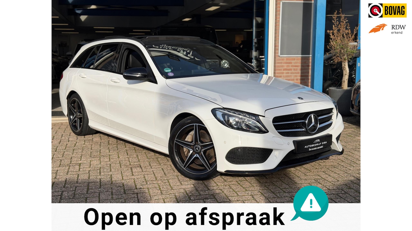Mercedes-Benz C-klasse Estate - 180 AMG 2017 AUT PANO LEER NAP - AutoWereld.nl