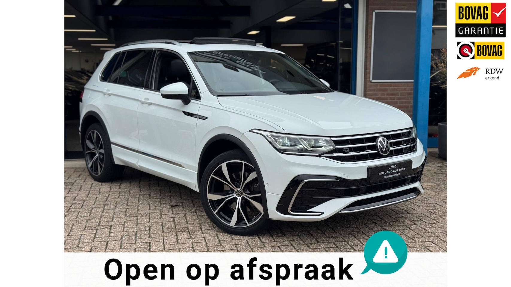Volkswagen Tiguan - 2.0 TSI 4Motion R-LINE 2021 AUT PANO NAP! - AutoWereld.nl