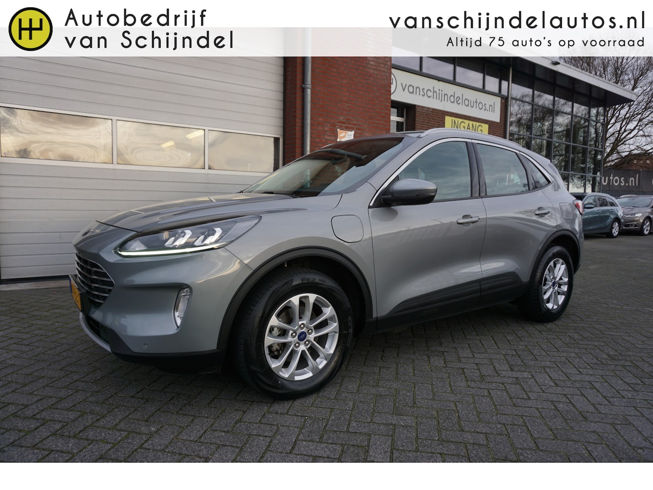Ford Kuga - 2.5 PHEV TITANIUM KEURIGE NETTE STAAT CAMERA NAVIGATIE ANDROID-APPLECARPLAY KEYLESS ECC AI - AutoWereld.nl