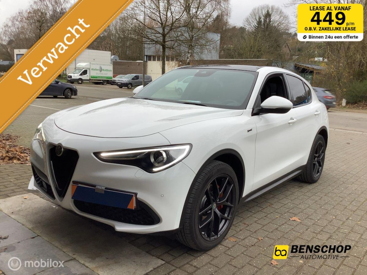 Alfa Romeo Stelvio - 2.0 T AWD Sprint Panodak Leer Navi Carplay Camera BTW Auto! - AutoWereld.nl