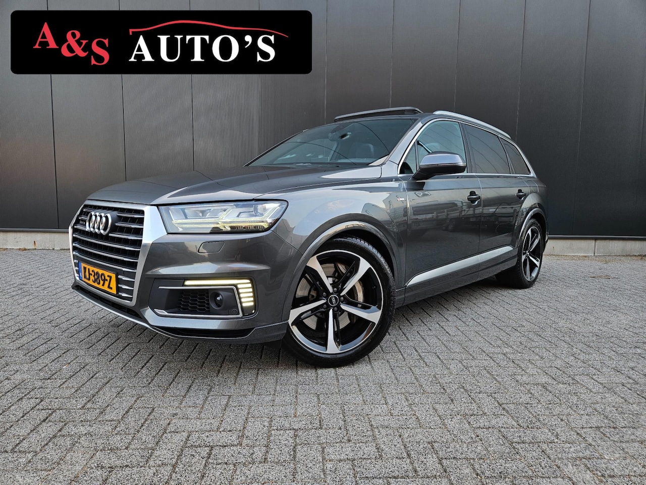 Audi Q7 - 3.0 TDI e-tron Quattro 374pk 3x S line Panodak Luchtvering Headup Acc Camera Elektrische s - AutoWereld.nl