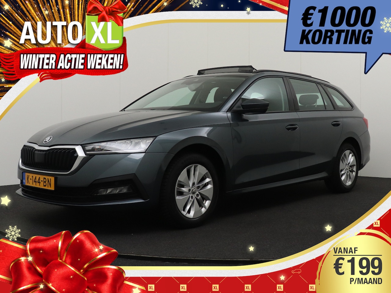 Skoda Octavia Combi - 111 PK TSI Business+ Pano-dak Climate Elek.Trekhaak 1k - AutoWereld.nl