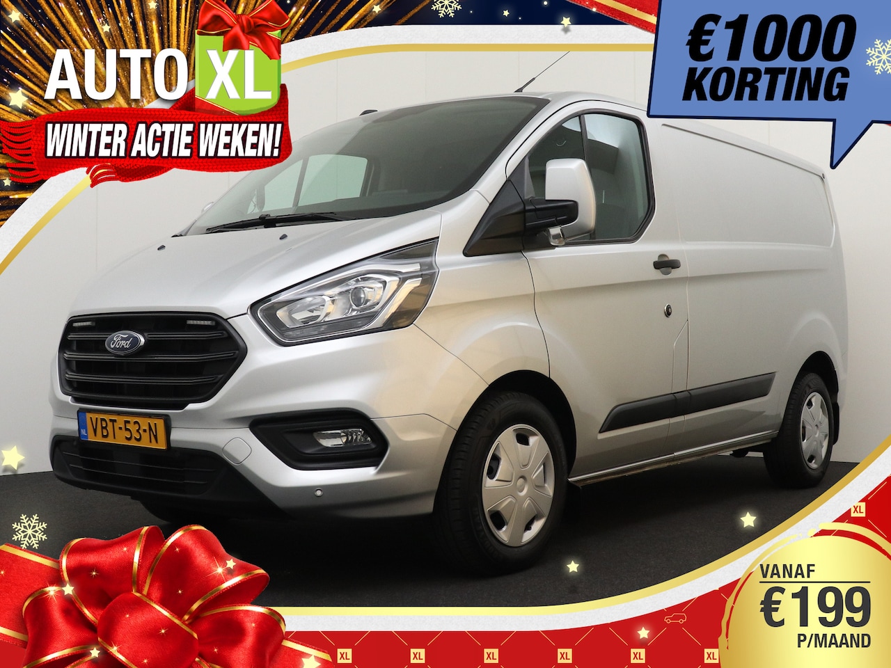 Ford Transit Custom - 300 2.0D 130 PK Aut. L1H1 Camera Carplay Stoelverw. LED 1k - AutoWereld.nl