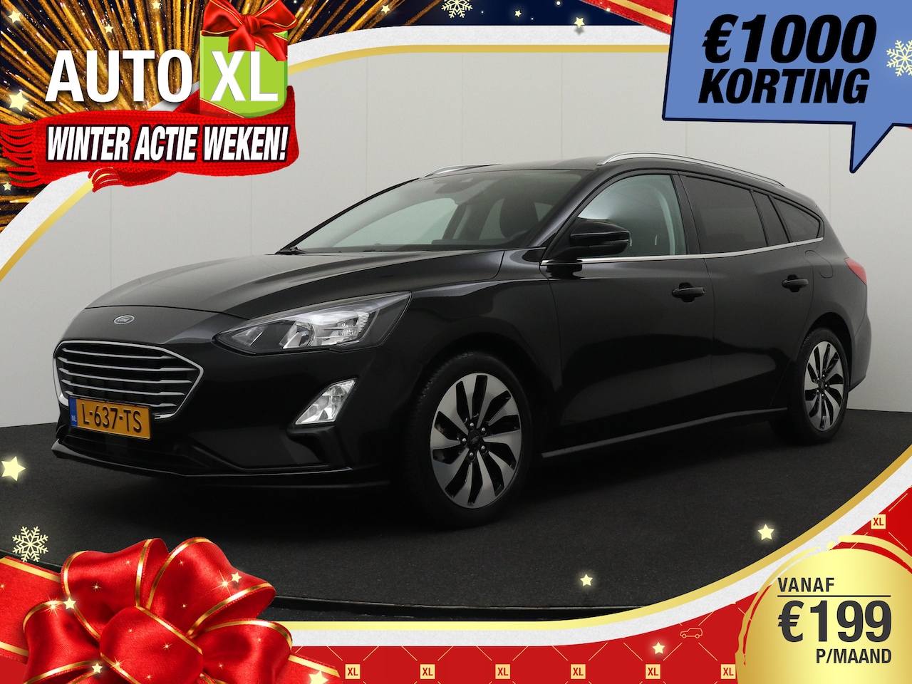 Ford Focus Wagon - 1.0 100 PK Business+ Camera Climate Navi Carplay LED 1k - AutoWereld.nl