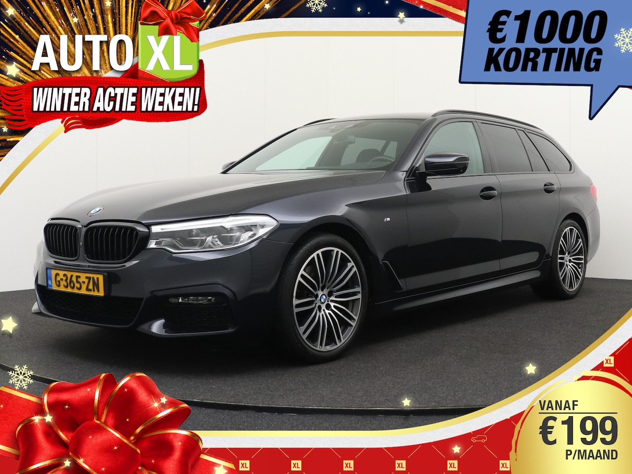 BMW 5-serie Touring - 520i M-Sport Camera Memory Leder-Sportstoelen 18'LMV 1k - AutoWereld.nl