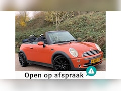 MINI Cabrio - 1.6 Cooper LEDER| CLIMA| CABRIOLET| 17''| FULL OPTION INRUIL MOGELIJK