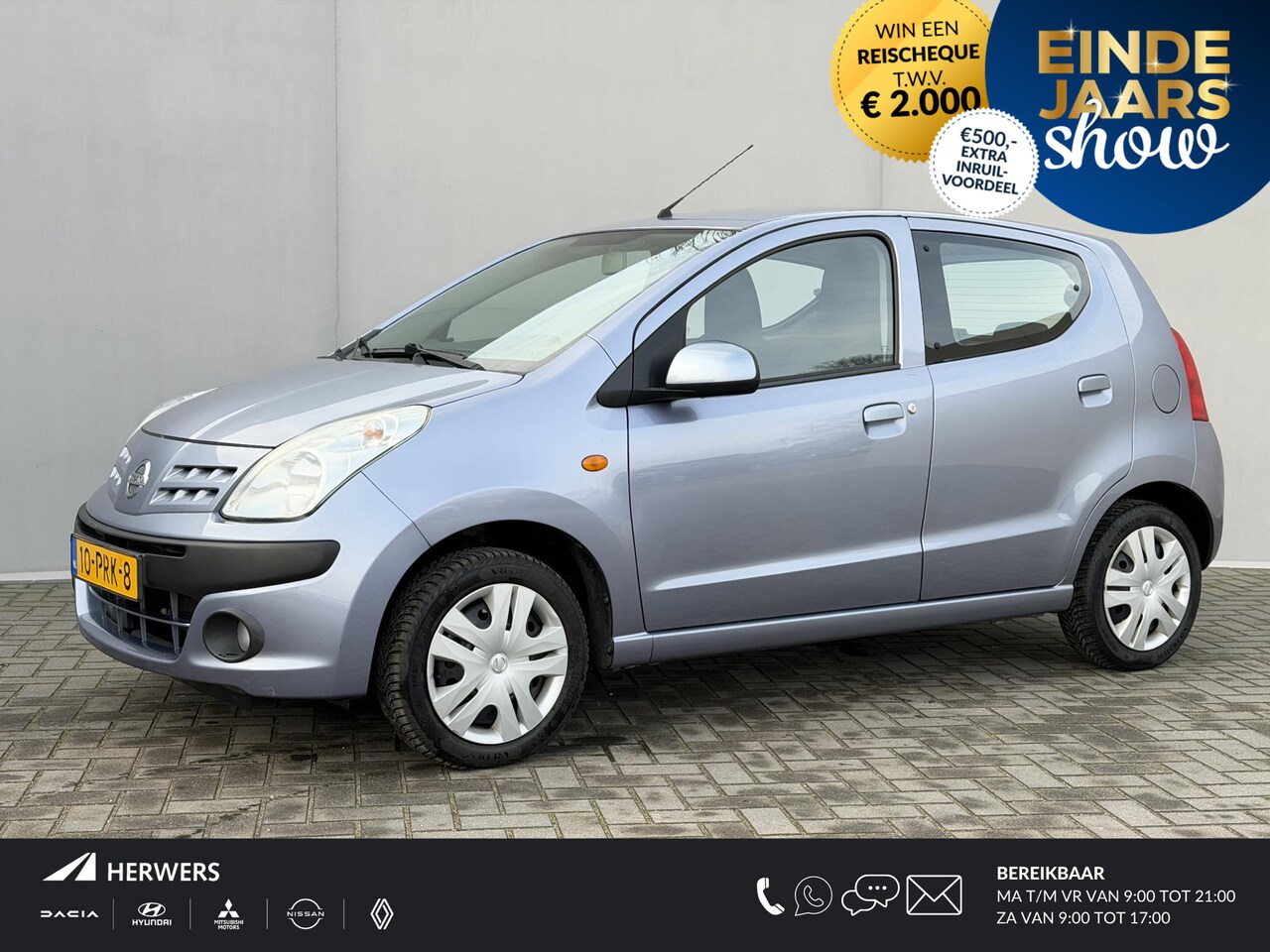 Nissan Pixo - 1.0 Acenta / Dealer Onderhouden / AIRCO / ORIGINEEL NL / Ideale Auto / Lage Km Stand /  NA - AutoWereld.nl