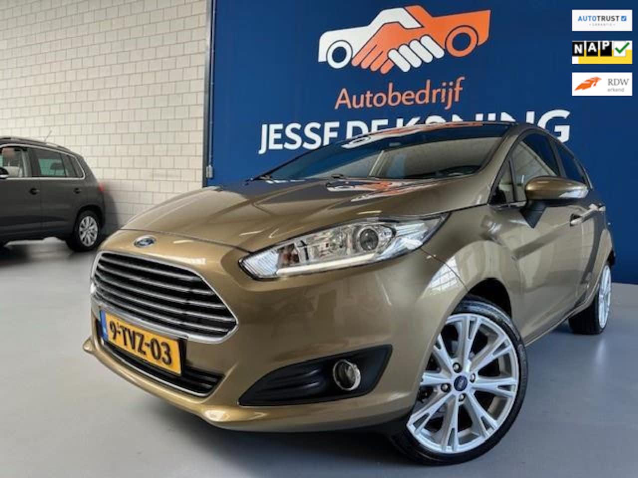 Ford Fiesta - 1.0 Titanium 1.0 Titanium,bj.2014,NAP met 99110 km.Climate,Sportvelgen,1e eigenaar,Dealer Onderhouden,A - AutoWereld.nl