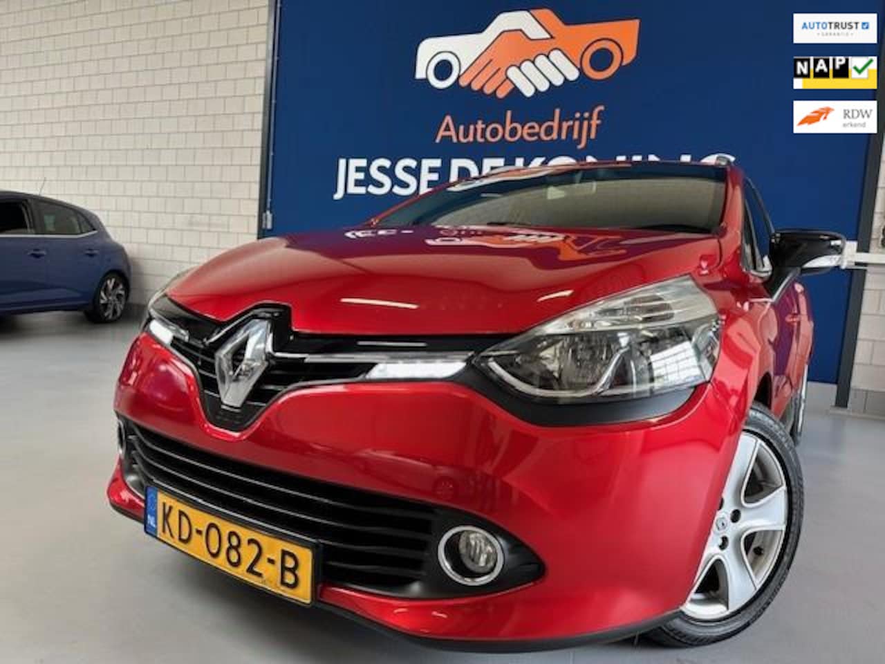 Renault Clio Estate - 0.9 TCe Dynamique 0.9 TCe Dynamique,bj.2014,kleur:rood,climate,navigatie,sportvelgen,APK tot 04/2026 en NAP - AutoWereld.nl