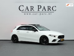 Mercedes-Benz A-klasse - 200 / 45 AMG LED/VIRTUAL/SFEER/PANO/HALF LEDER+S.VERWARMING/LMV/360 CAM/LINE/ACC/ECC/12 MD