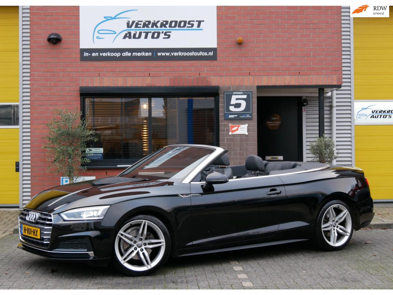 Audi A5 Cabriolet - 2.0 TFSI S-line Pro Line Plus. navi. stoelverwarming. - AutoWereld.nl