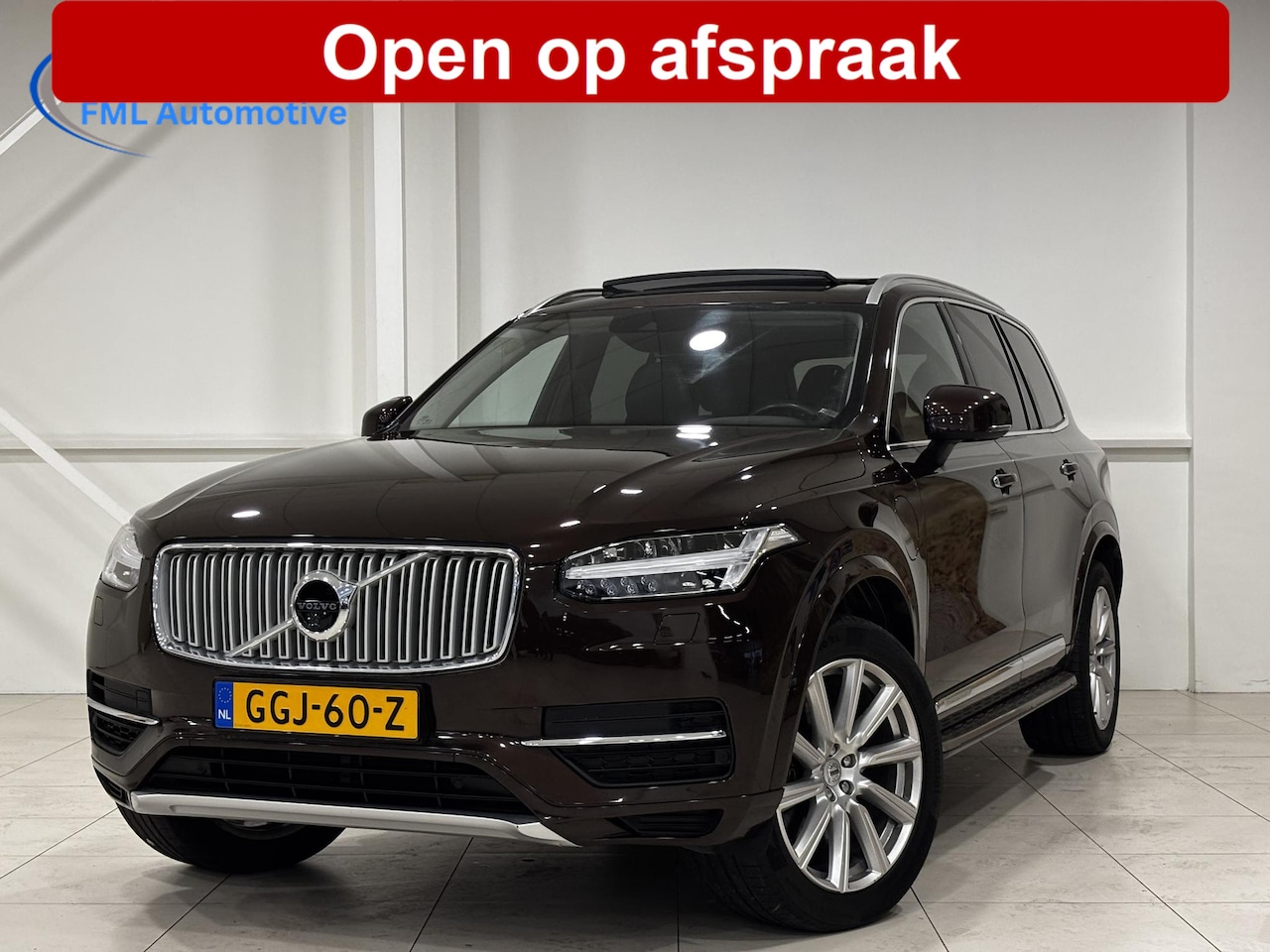 Volvo XC90 - 2.0 T8 Twin Engine AWD Inscription | Panorama dak | Leder interieur | Maple Brown Metallic - AutoWereld.nl