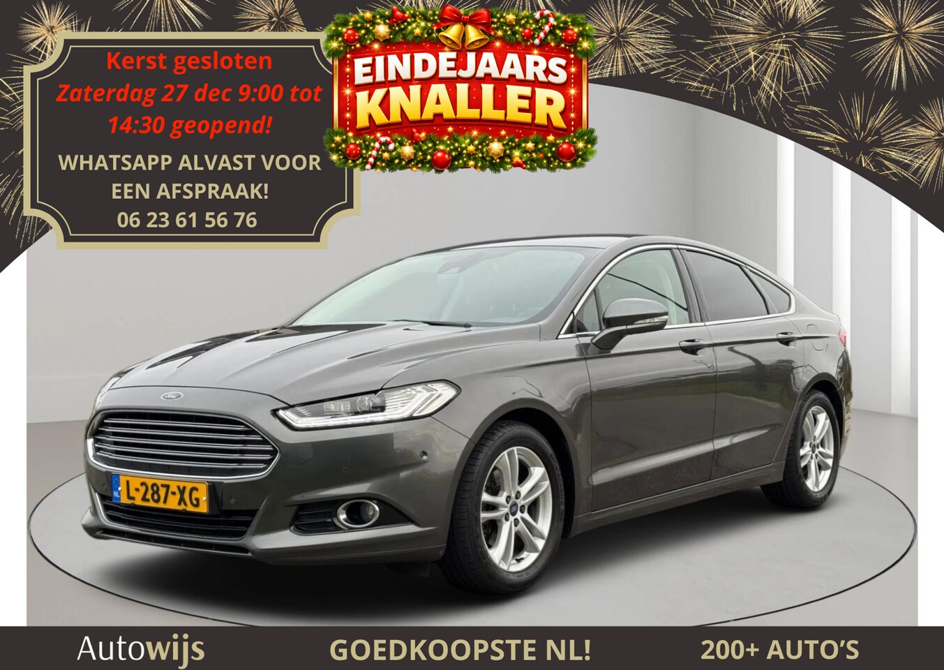 Ford Mondeo - 1.5 Titanium Lease Edition|102DKM|LED|CARPLAY|NAVI|CAMERA - AutoWereld.nl