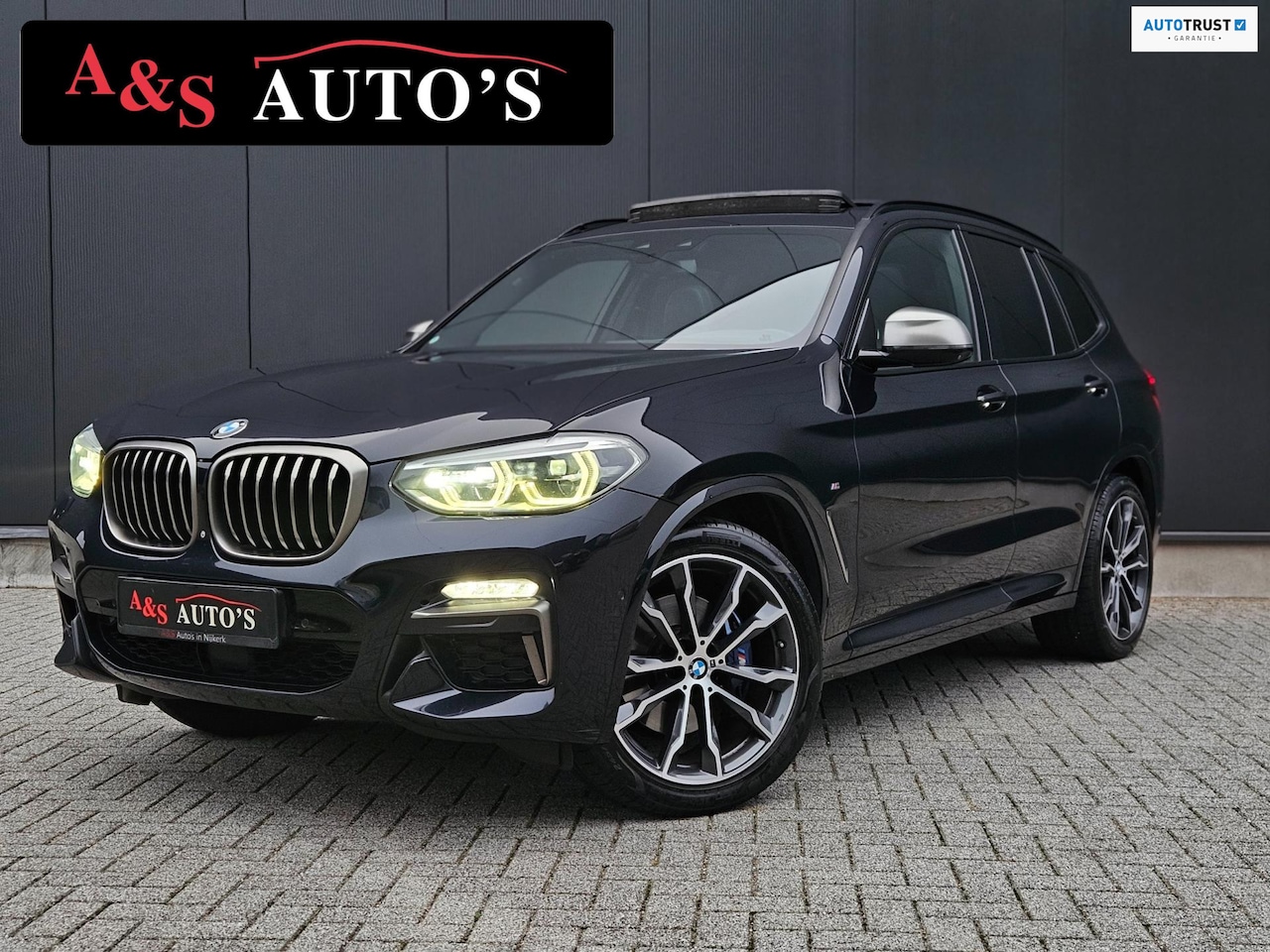 BMW X3 - M40i xDrive High Executive 360pk Panodak Leder Trekhaak Memory H&K Carbon Hud Blindspot El - AutoWereld.nl
