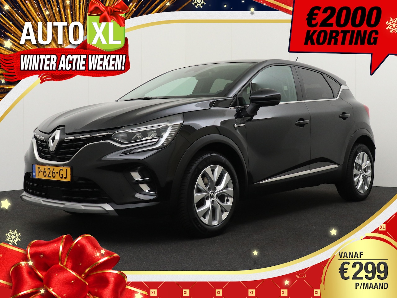 Renault Captur - 1.3 141 PK MHEV Aut. Intens H-Leder Sportstoelen Navi Climate - AutoWereld.nl