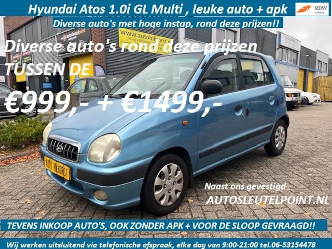 Hyundai Atos - ! diverse rond deze prijzen! - AutoWereld.nl