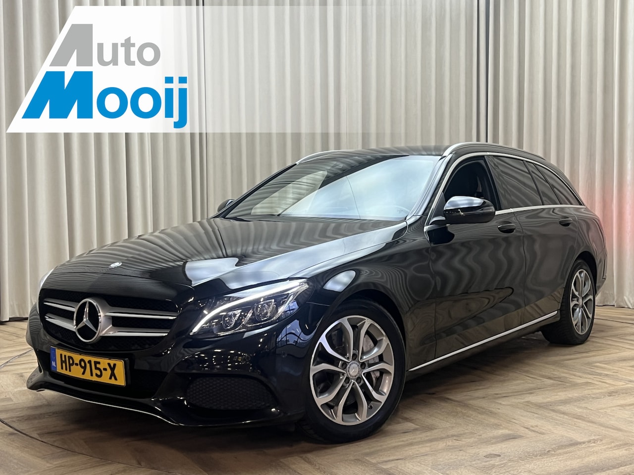 Mercedes-Benz C-klasse Estate - 350 e Lease Edition *Afn. Trekhaak* Burmester, Leder+Sport, Camera, Org. NL + NAP - AutoWereld.nl