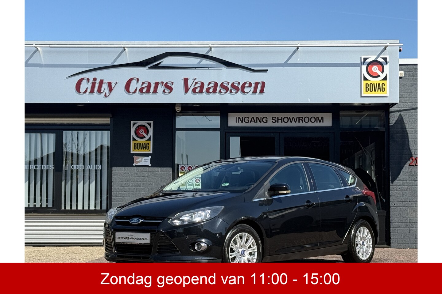 Ford Focus - 1.6 EcoBoost Titanium 150 pk nieuwe apk climate ctr cruise ctr pdc v/a lmv 16 inch start/s - AutoWereld.nl