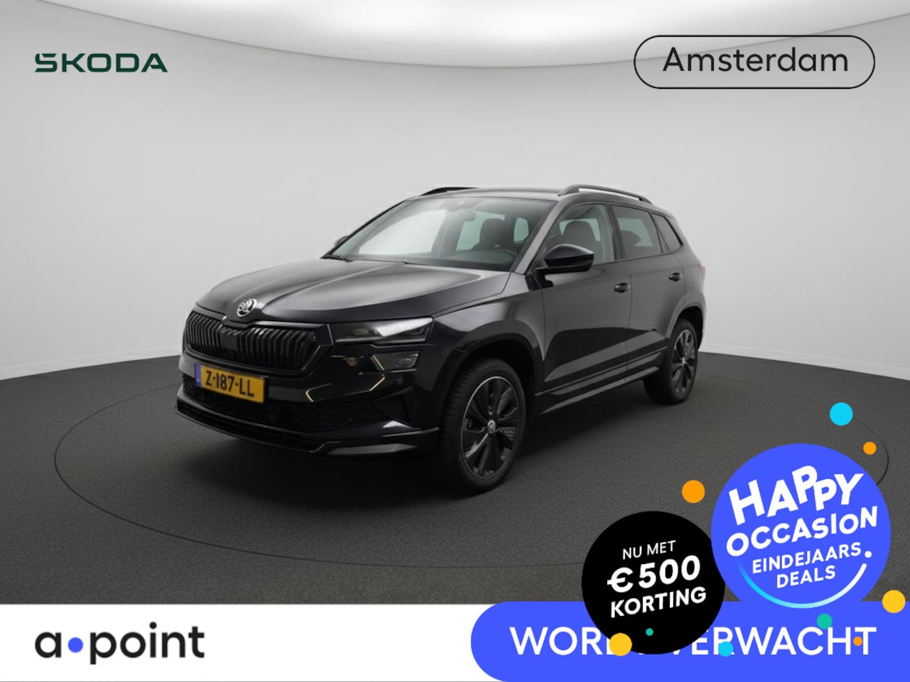 Skoda Karoq - 1.5 TSI ACT Sportline Business 150 pk Automaat (DSG) | Verlengde garantie | Navigatie via - AutoWereld.nl